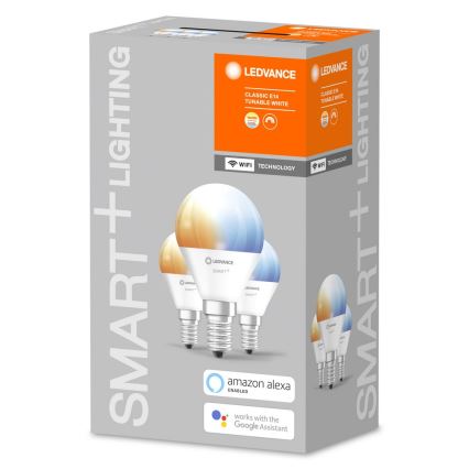 SET 3x LED-Dimmbirne SMART+ E14/5W/230V 2700K-6500K - Ledvance