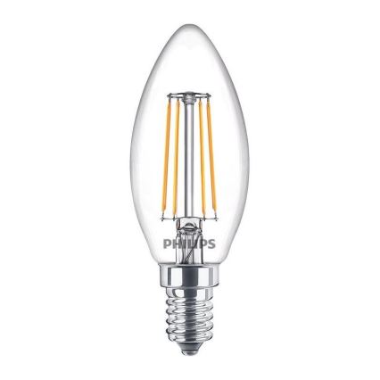 SET 3x LED Glühbirne Philips B35 E14/4,3W/230V 2700K
