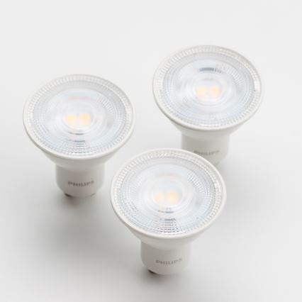 SET 3x LED-Lampe Philips GU10/4,7W/230V 2700K