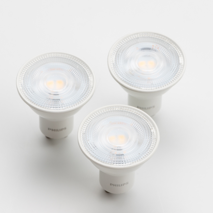 SET 3x LED-Lampe Philips GU10/4,7W/230V 2700K