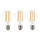SET 3x LED-Lampe VINTAGE A60 E27/9W/230V 3000K - Brilagi