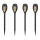 SET 4x LED-Solarleuchte 4xLED/3,6V 1xAAA IP44 100 mAh