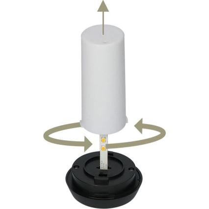 SET 4x LED-Solarleuchte 4xLED/3,6V 1xAAA IP44 100 mAh