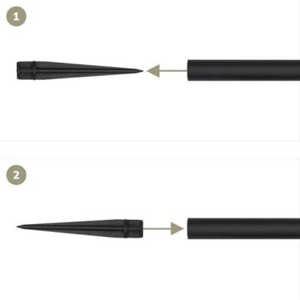 SET 4x LED-Solarleuchte 4xLED/3,6V 1xAAA IP44 100 mAh