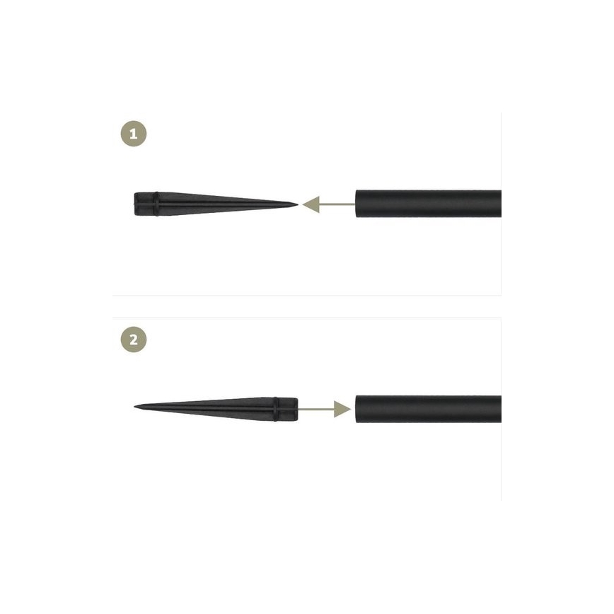 SET 4x LED-Solarleuchte 4xLED/3,6V 1xAAA IP44 100 mAh