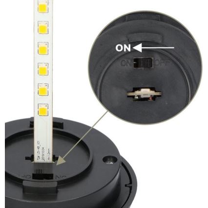SET 4x LED-Solarleuchte 4xLED/3,6V 1xAAA IP44 100 mAh