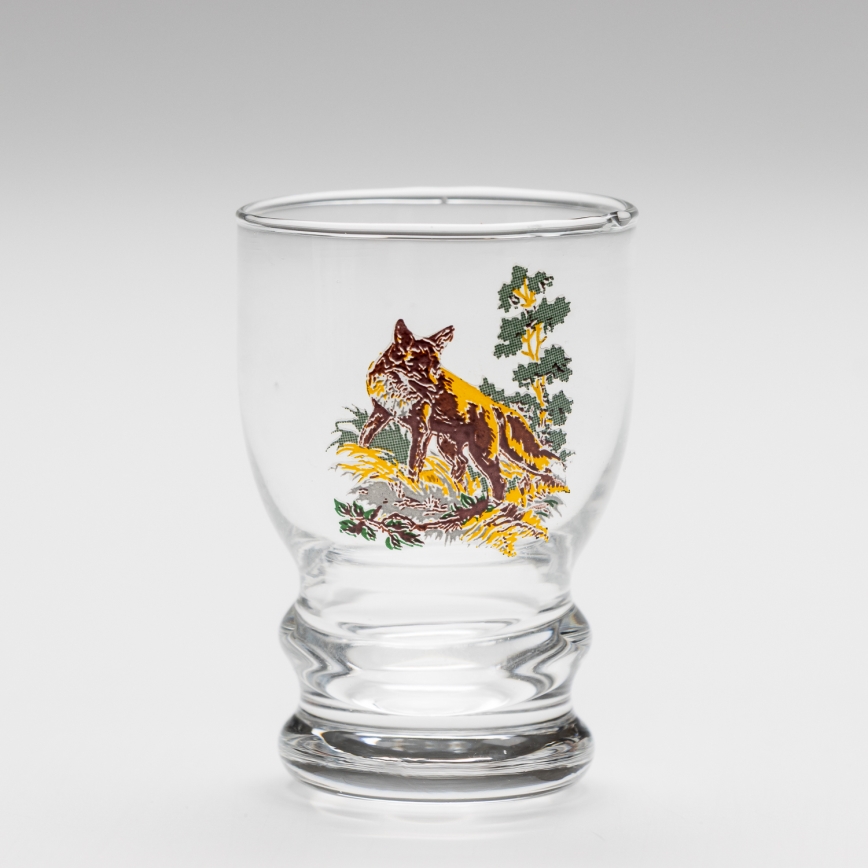 Set 6x Likörglas klar - Jagdmotiv