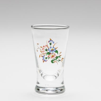 Set 6x Likörglas mit Blumenstrauß-Motiv Nr. 3