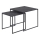 Set aus 2 Couchtischen ALMA in Anthrazit
