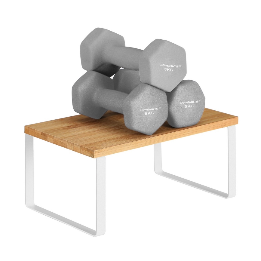 Set mit 2 Aufbewahrungsregalen MARGE, weiß/braun