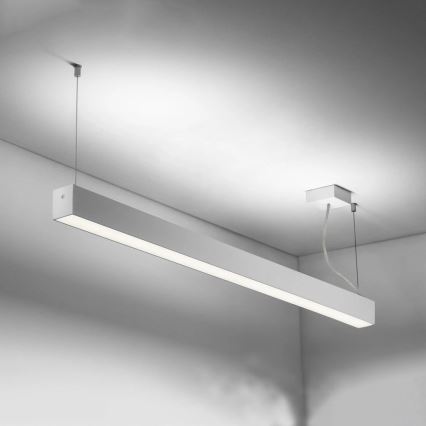 Sinclair - LED Deckenleuchte LSM LED/40W/230V 3000K/4000K/5000K 120 cm silber
