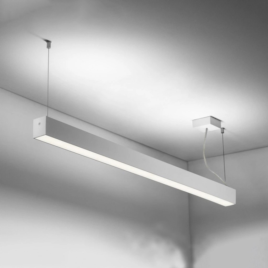 Sinclair - LED Deckenleuchte LSM LED/40W/230V 3000K/4000K/5000K 120 cm silber