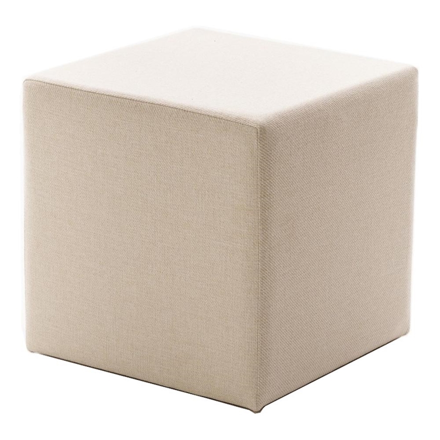 Sitzhocker CUBI 40x40 cm cremefarben