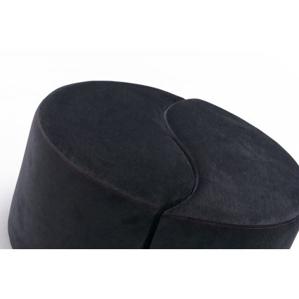 Sitzhocker JING Ø 80 cm Anthrazit