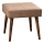 Sitzhocker NUTO 46x46 cm braun