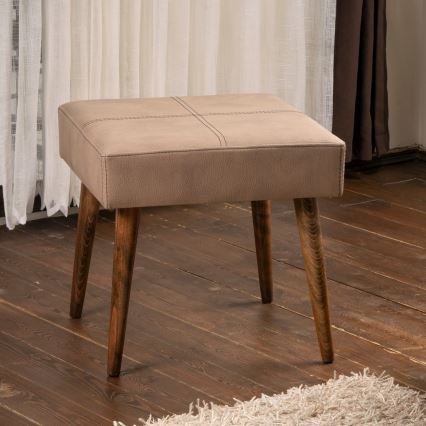Sitzhocker NUTO 46x46 cm braun