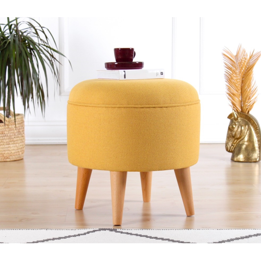 Sitzhocker PIXI, Ø 40 cm, gelb