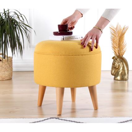 Sitzhocker PIXI, Ø 40 cm, gelb