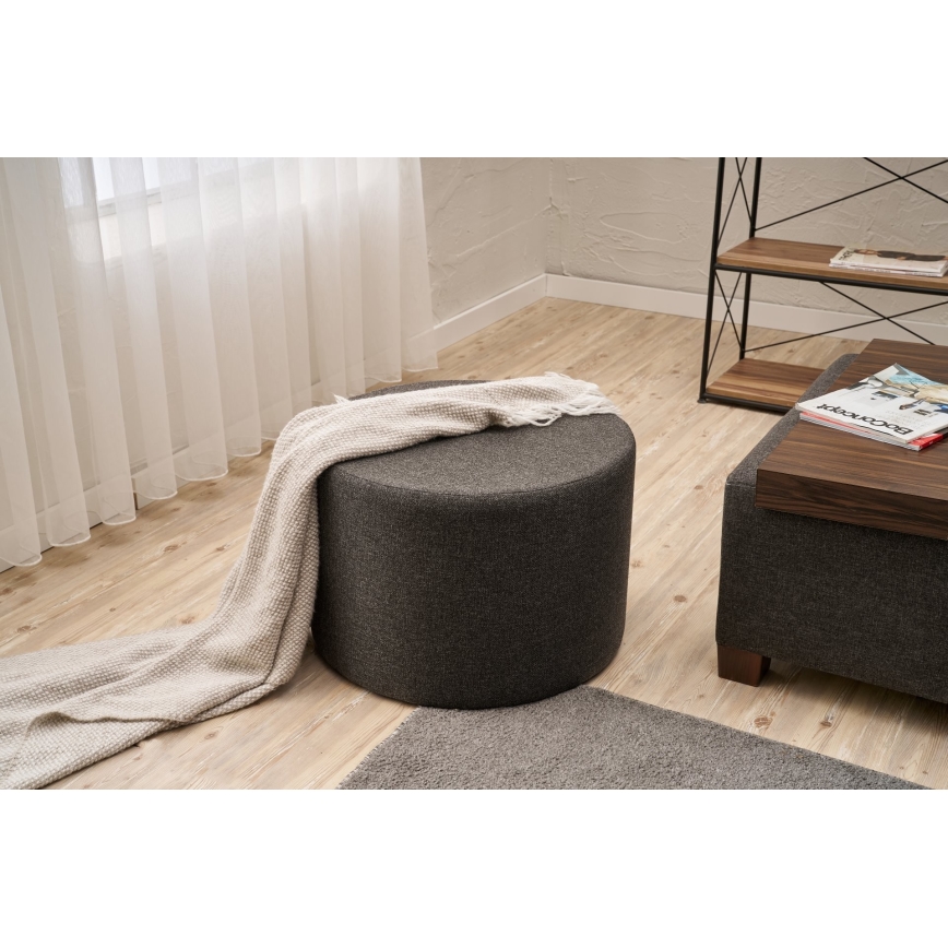 Sitzhocker RABO Ø 58 cm, anthrazit