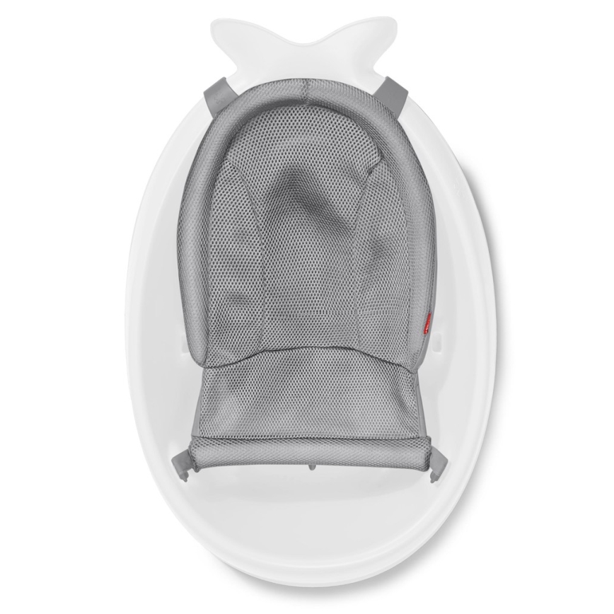 Skip Hop - Babybadewanne mit ergonomischer Matte MOBY 3 weiß
