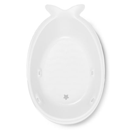 Skip Hop - Babybadewanne mit ergonomischer Matte MOBY 3 weiß