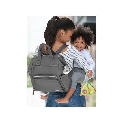 Skip Hop - Wickelrucksack für den Kinderwagen MAINFRAME Anthrazit