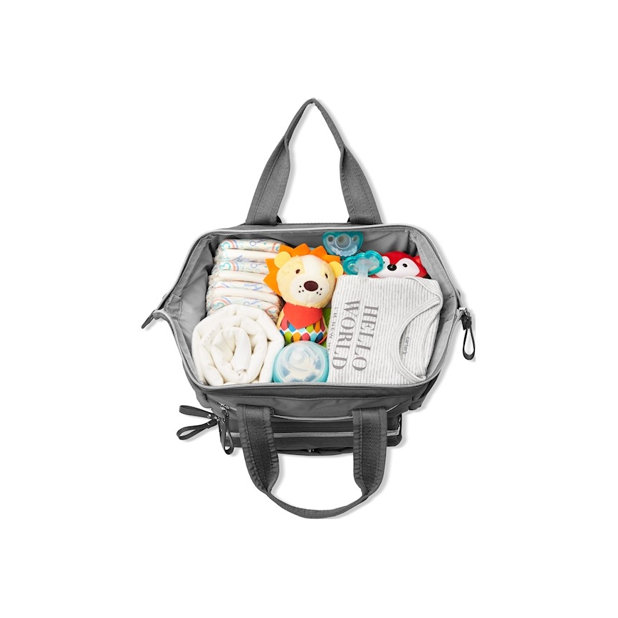 Skip Hop - Wickelrucksack für den Kinderwagen MAINFRAME Anthrazit
