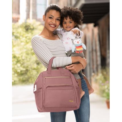 Skip Hop - Wickelrucksack für den Kinderwagen MAINFRAME Dusty Rose