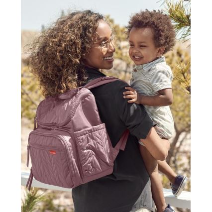Skip Hop - Wickelrucksack für den Kinderwagen FORMA Mauve Mist