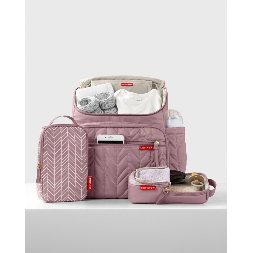 Skip Hop - Wickelrucksack für den Kinderwagen FORMA Mauve Mist