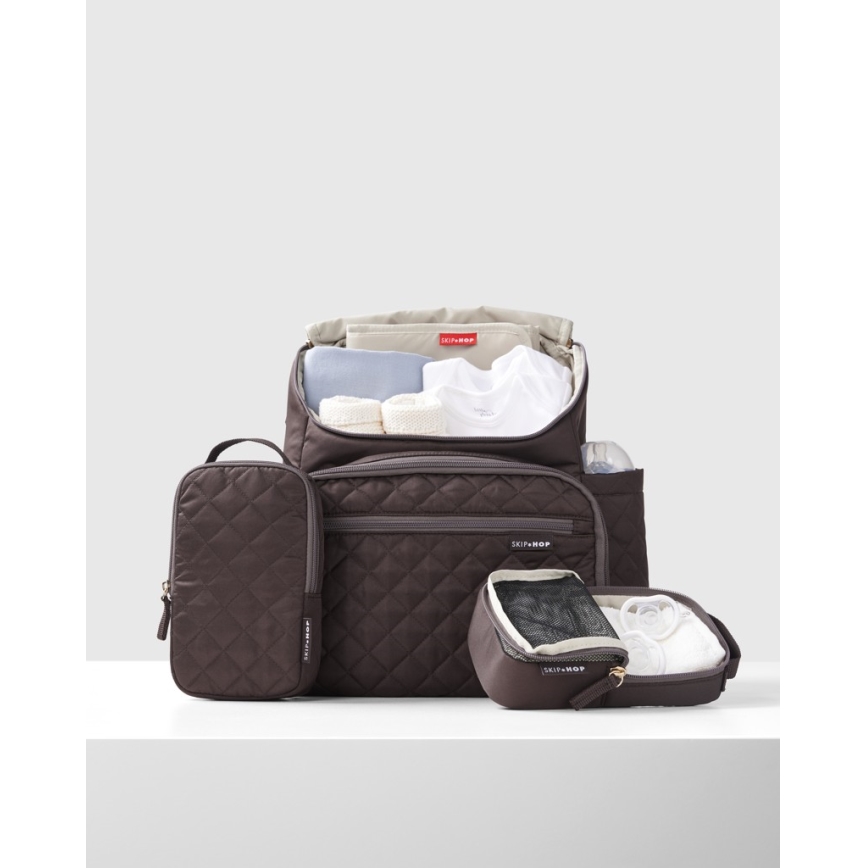 Skip Hop - Wickelrucksack für Kinderwagen FORMA Chocolate