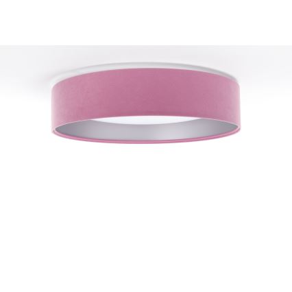 LED Dimmbares Deckenleuchte SMART GALAXY LED/24W/230V Ø 44 cm Rosa/Silber 3000-6500K + Fernbedienung