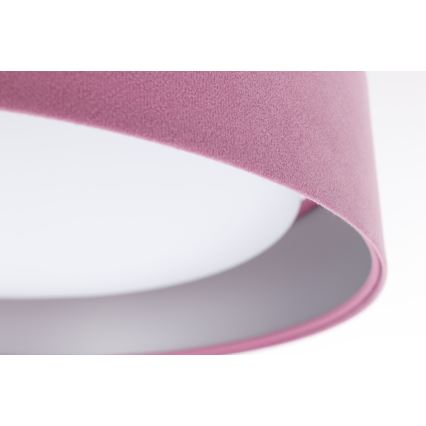 LED Dimmbares Deckenleuchte SMART GALAXY LED/24W/230V Ø 44 cm Rosa/Silber 3000-6500K + Fernbedienung