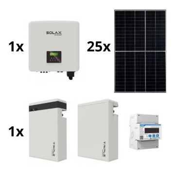 Solar-Kit: SOLAX Power - 10kWp RISEN + 10kW SOLAX Wechselrichter 3f + 11,6 kWh Batterie