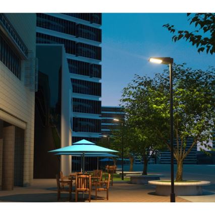 Dimmbare LED-Solar-Straßenleuchte mit Sensor STREET LED/30W/9,6V 3000/4000K 6000 mAh IP65 + Fernbedienung