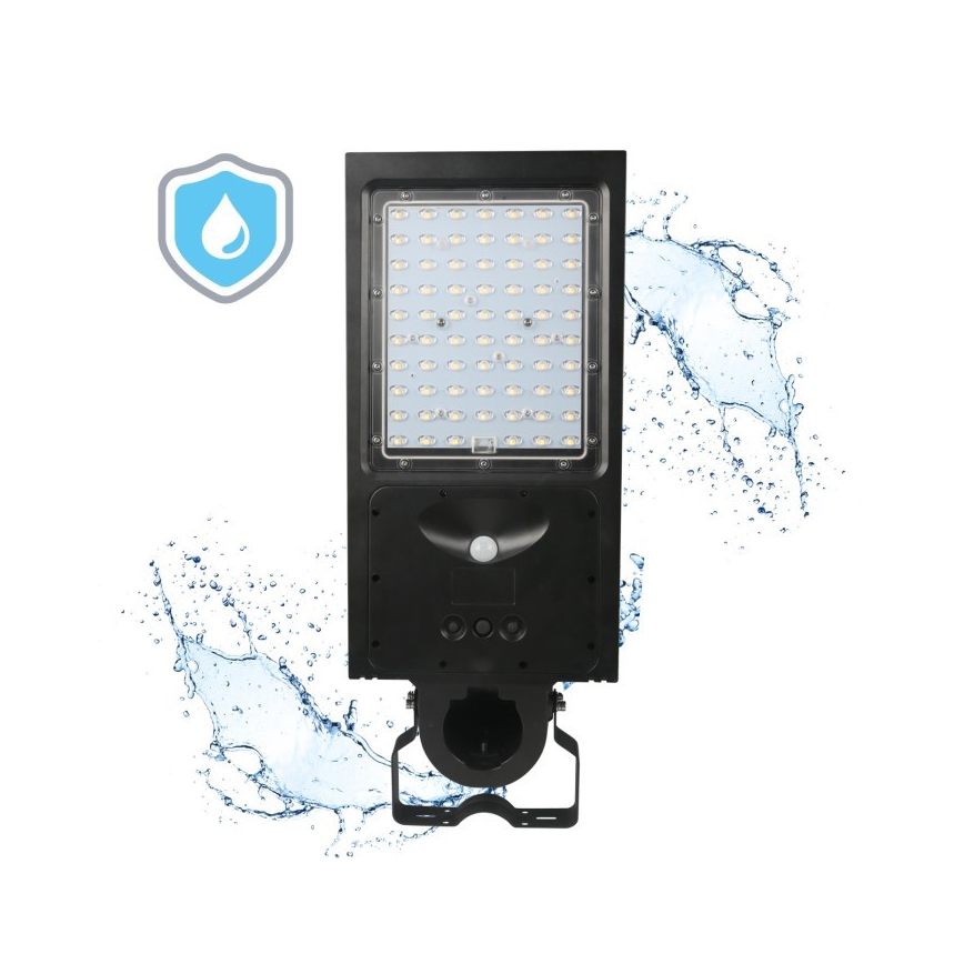Dimmbare LED-Solar-Straßenleuchte mit Sensor STREET LED/30W/9,6V 3000/4000K 6000 mAh IP65 + Fernbedienung