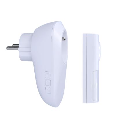 Kabellose Türklingel für Steckdose 230V/1xLR23A IP55