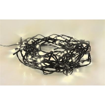 LED Outdoor Weihnachtskette 50xLED/8 Funktionen 8m IP44 warmweiß