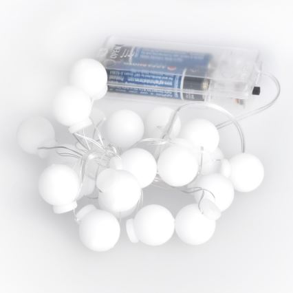 LED-Weihnachtslichterkette 20xLED/2xAA 2,3 m mehrfarbig