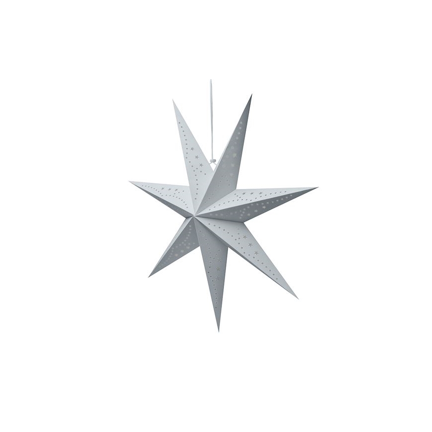 LED-Weihnachtsdekoration 20xLED/2xAA warmweiß silberner Stern