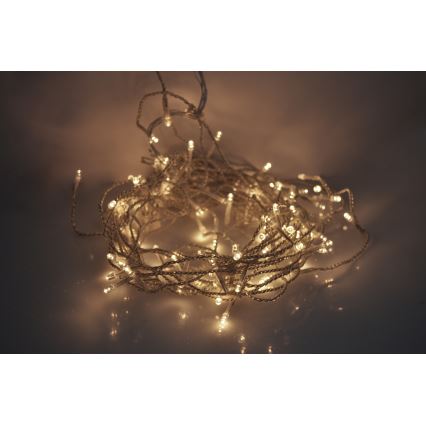 LED Außen-Weihnachtsvorhang 360xLED/8 Funktionen 15m IP44 warmweiß