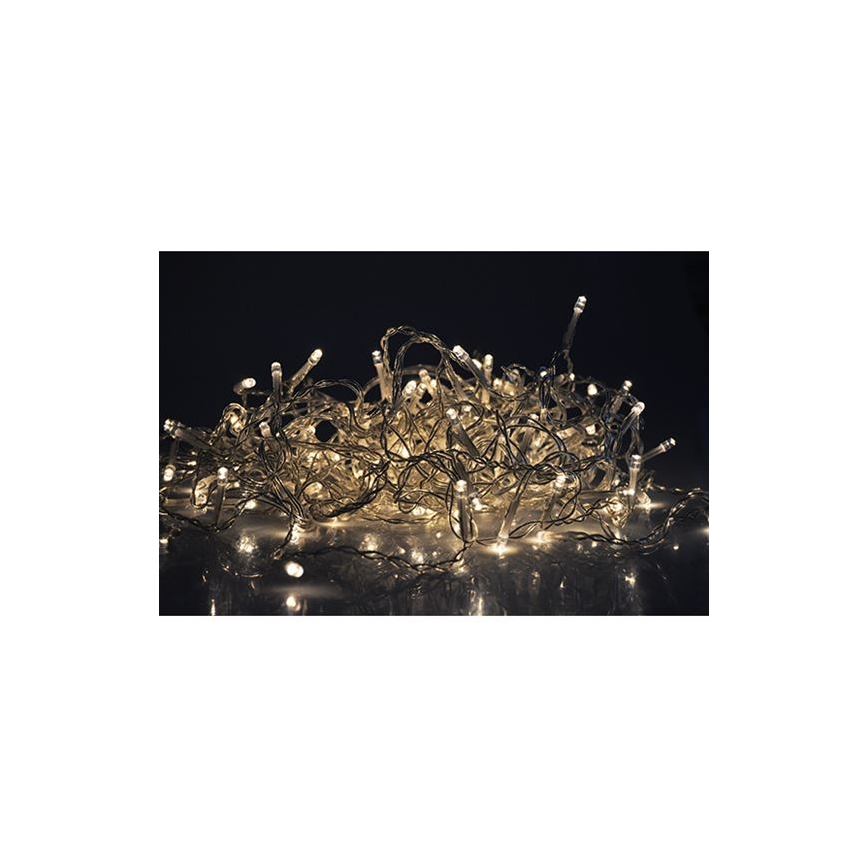 LED Außen-Weihnachtsvorhang 360xLED/8 Funktionen 15m IP44 warmweiß