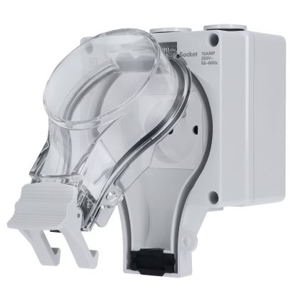 Steckdose für Feuchträume 230 V/16 A, Schutzart IP66