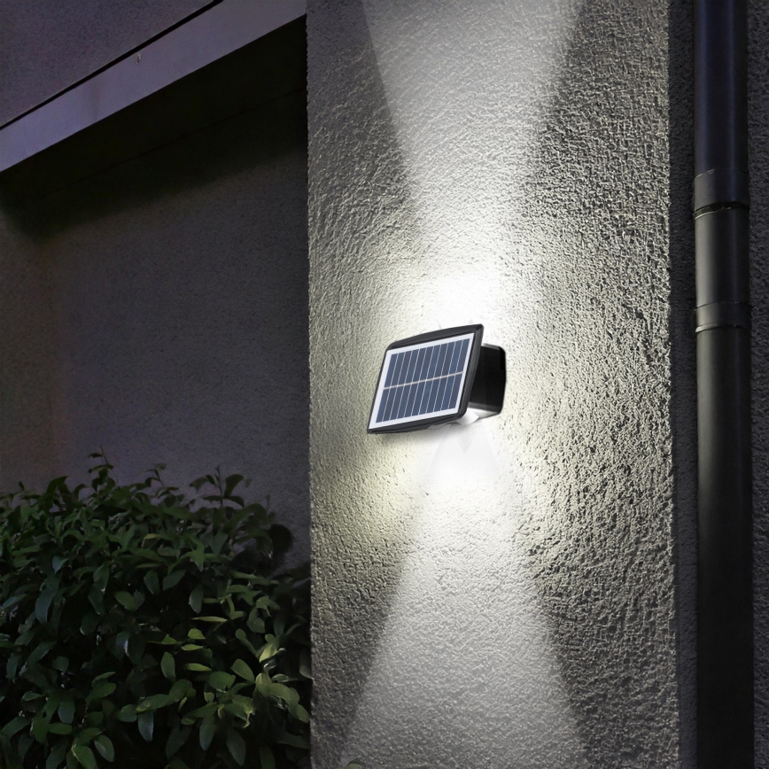 LED-Solar-Wandleuchte LED/3,7V IP44 1200 mAh
