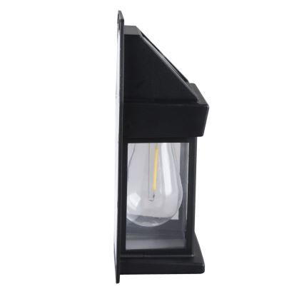 Dimmbare Solar-LED-Laterne mit Sensor, 3,7 V, IP44, 1200 mAh