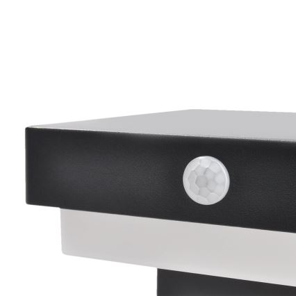 LED-Solar-Wandleuchte mit Bewegungs- und Dämmerungssensor PALERMO LED/5W/3,7V 2000 mAh IP54 schwarz