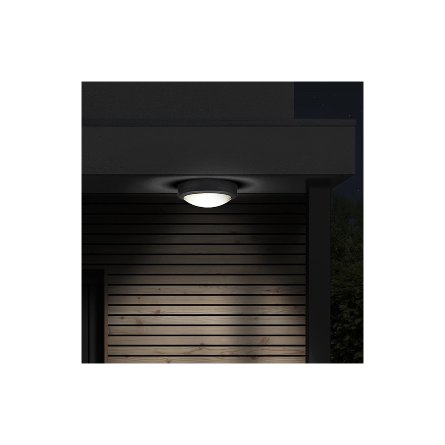 LED Außen-Deckenleuchte LED/13W/230V IP54 Anthrazit