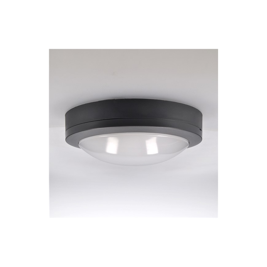 LED Außen-Deckenleuchte LED/13W/230V IP54 Anthrazit