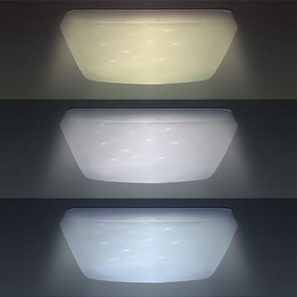 LED Dimmbares Deckenleuchte STAR LED/24W/230V + Fernbedienung