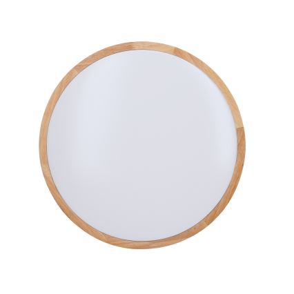 LED Dimmbares Deckenleuchte SOLID OAK LED/60W/230V 3000-6500K Eiche Ø 51 cm + Fernbedienung